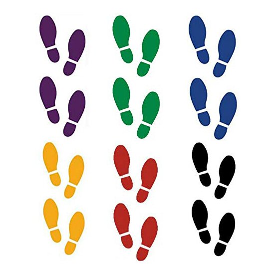 Напольные наклейки