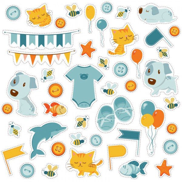 Стикеры для скрапбукинга