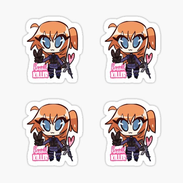 Наклейка kawaii Killer