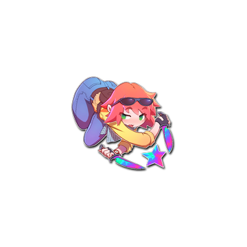 Наклейка кавайный спецназ