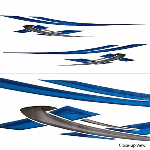 Винил акула на авто