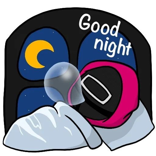 Игра в кальмара наклейки дорама