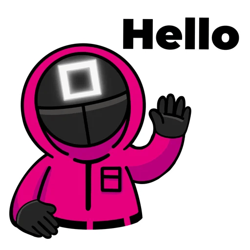 Игра в кальмара сериал Стикеры