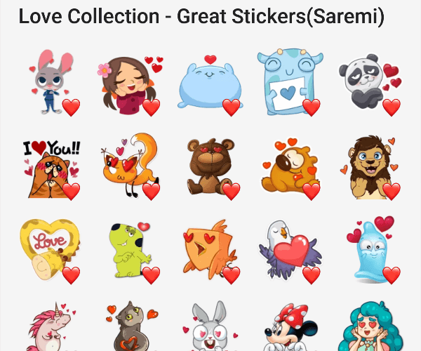 Наклейки любовь (50 фото)