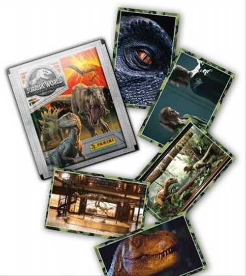 Наклейки мир Юрского периода антология 2020