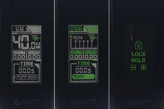 Дисплей на Смоант Санти