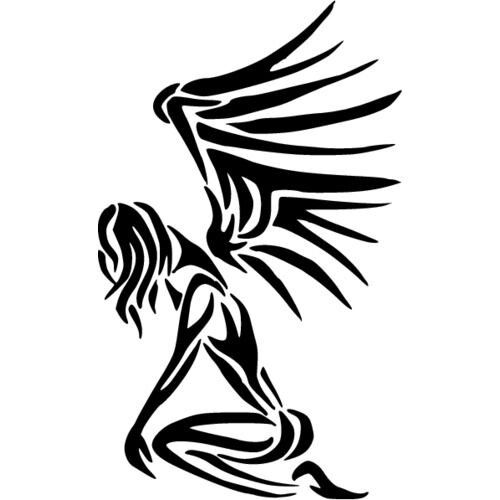 Наклейка демон на авто