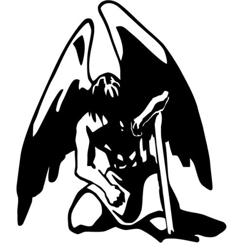 Наклейка на авто Архангел