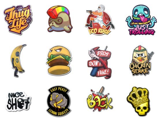 Стикеры из стендов