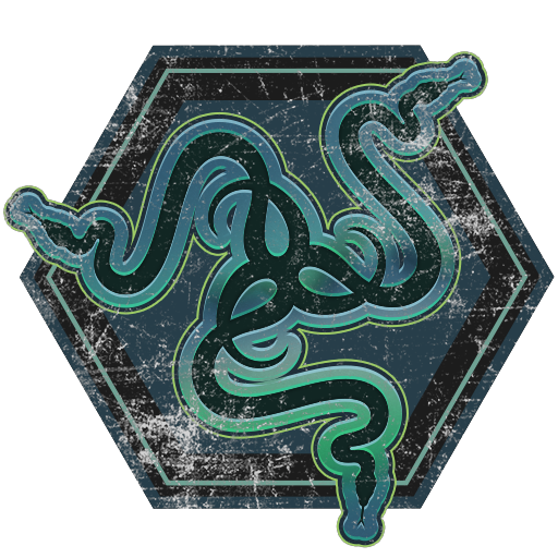 QS-240 корпус наклейка Razer