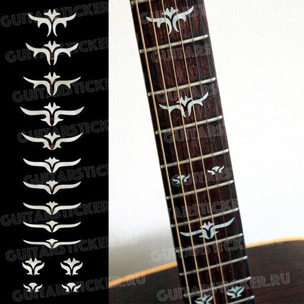 Инлеи 10мм на гриф Fender