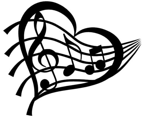 Наклейки на музыкальную тему