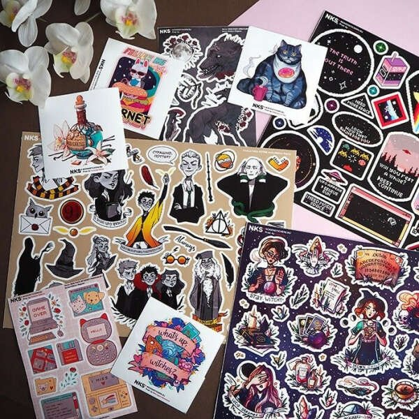 Стикер паки наклейки NKS