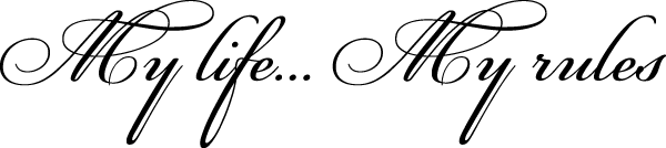 Наклейка my Life my Rules