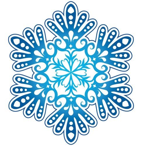 Стикер Снежинка