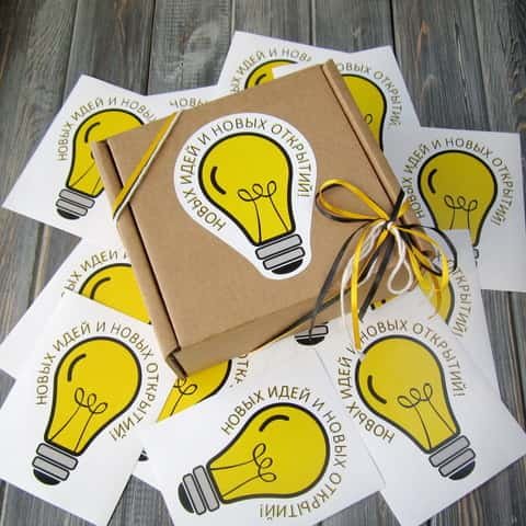 Стикеры на упаковку