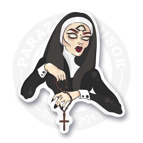 Рисунок монашки