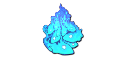 Стикер новинка с пламенем