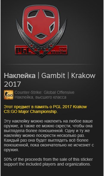 Наклейки Gambit