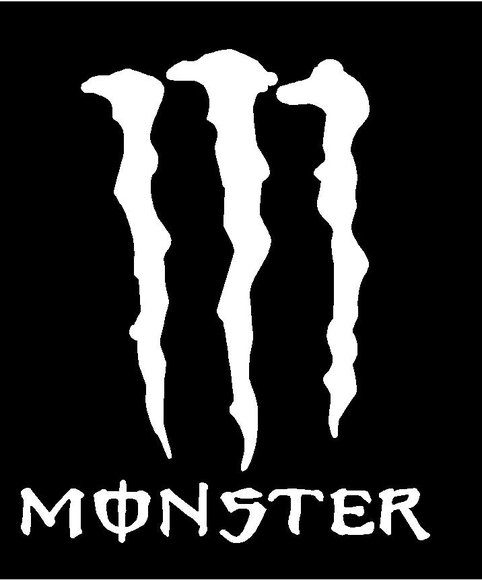 Трафарет Monster Energy