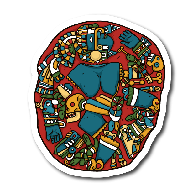 Стикер Ацтеки в телеграм