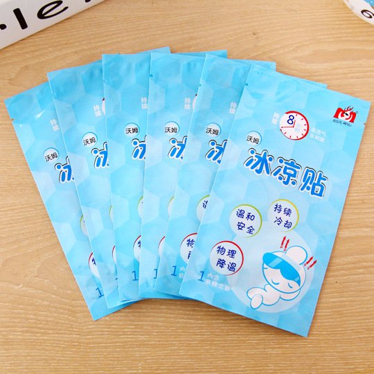 Охлаждающие наклейки на лоб