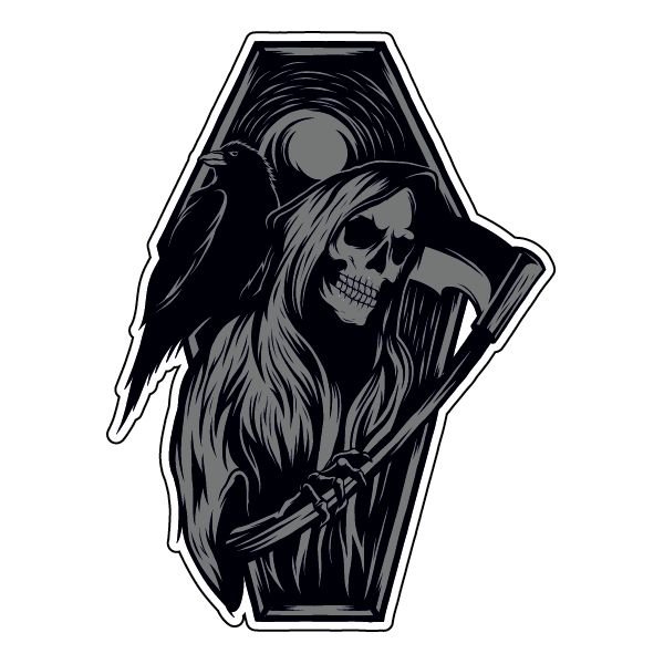 Стикеры смерть с косой