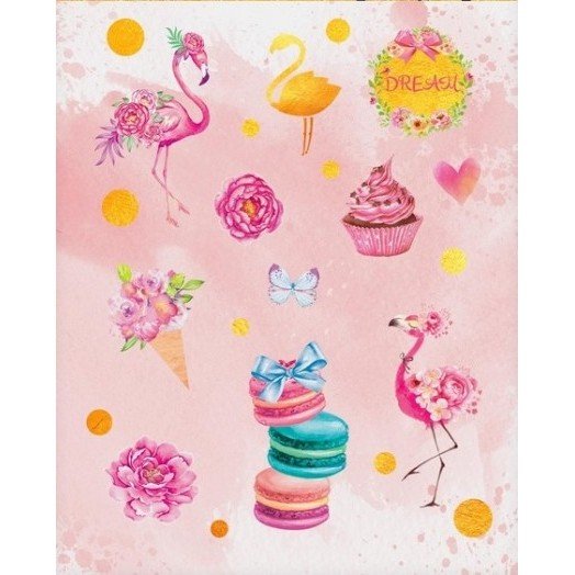 Наклейки бумажные мир фантазий 2834967