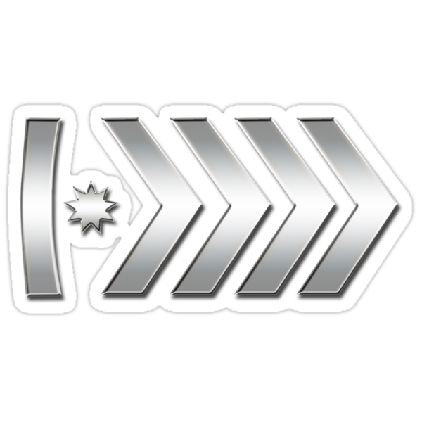 Fecet наклейка Золотая