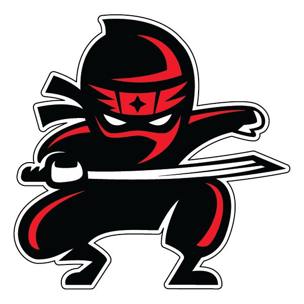 Наклейка ниндзя на авто