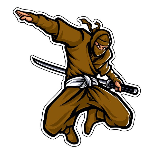 Нинзя картинки жёлтая ава