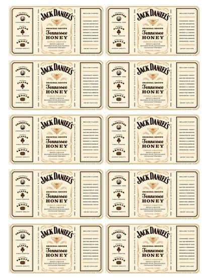 Наклейки на мыло виски