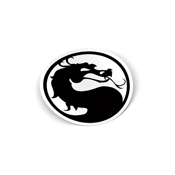 Смертельная битва наклейки