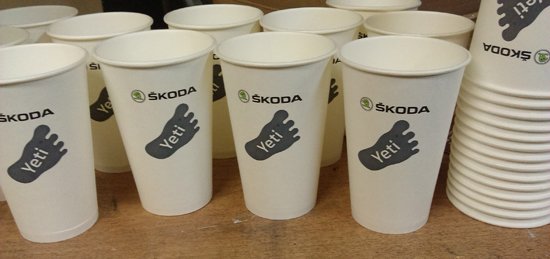 Стикер на кофейный стакан