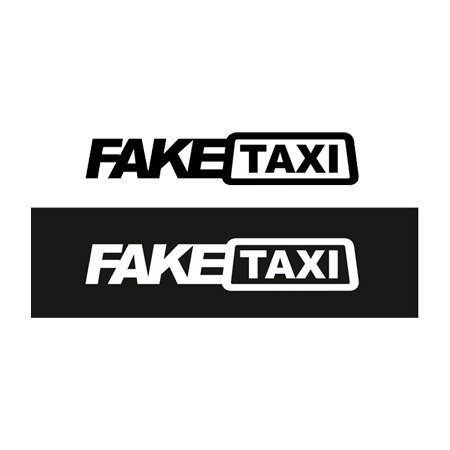 Наклейка fake Taxi