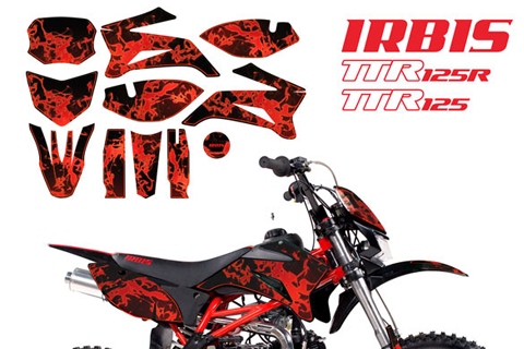 Наклейки на питбайк TTR 125