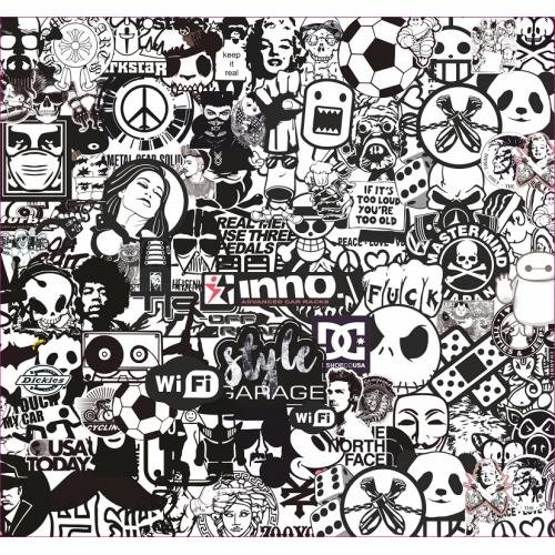 Наклейки в сером цвете