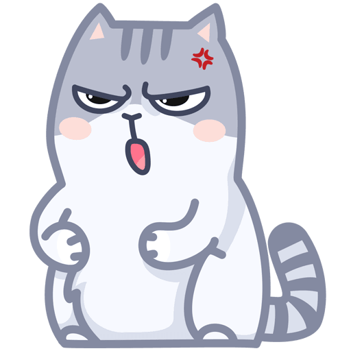 Стикеры ВК серый персик