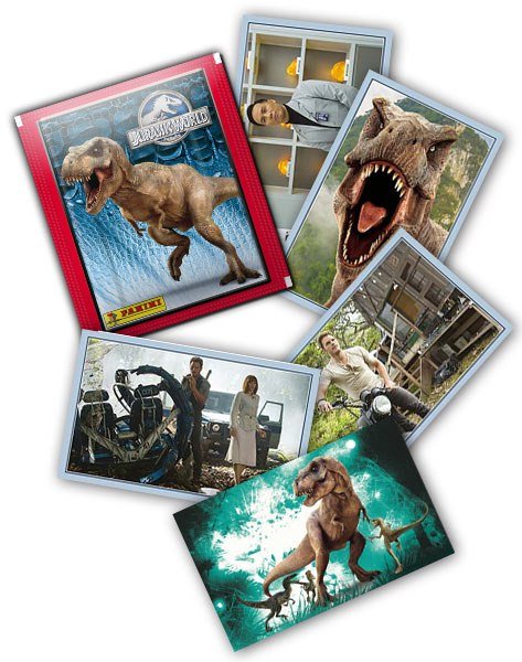 Наклейки мир Юрского периода Panini