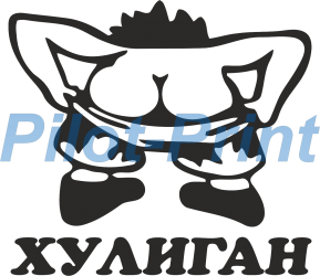 Хулиганка надпись на авто