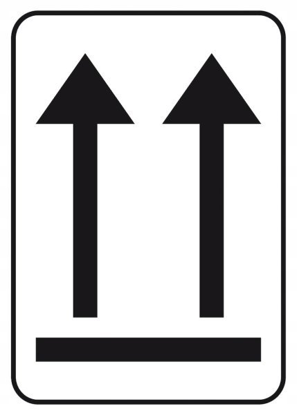 Наклейка на груз верх