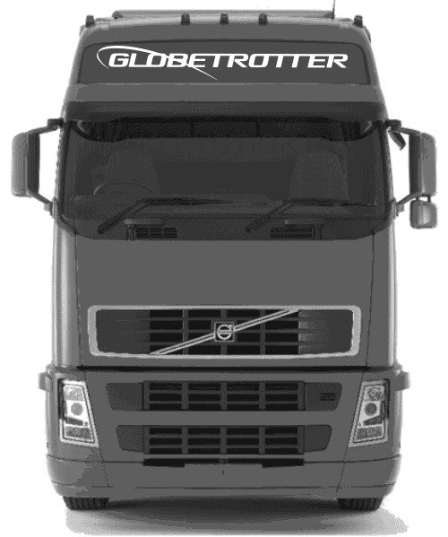 Volvo fh12 наклейка Globetrotter
