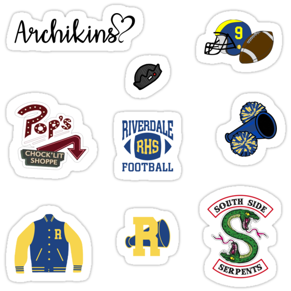 Стикеры Ривердейл для распечатки