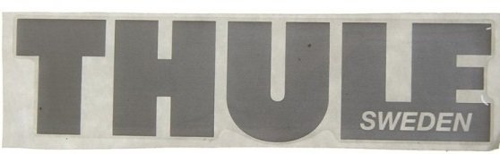 Наклейка на багажник Thule