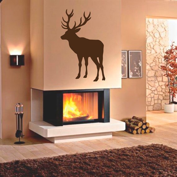 Наклейки в виде пламени