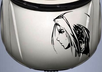 Винил на капот аниме