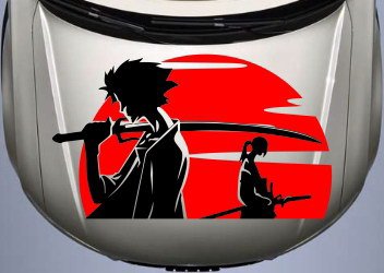 Наклейка на капот Япония