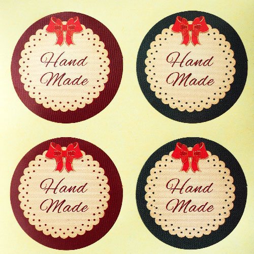 Наклейки хенд мейд для распечатки