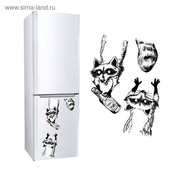 Оригинальные наклейки на холодильник