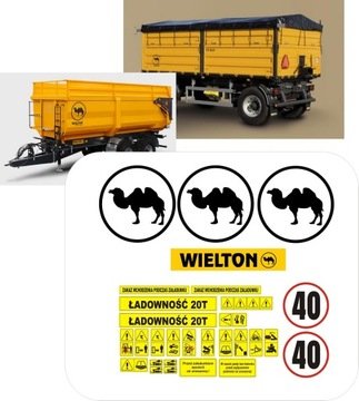 Наклейки на фуру прицеп